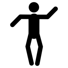 Dancer vector icon