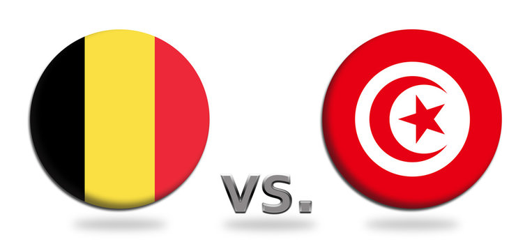 Russia 2018 Group G Belgium versus Tunisia