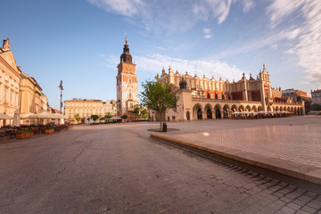 Naklejka na ściany i meble Krakow. Old town square