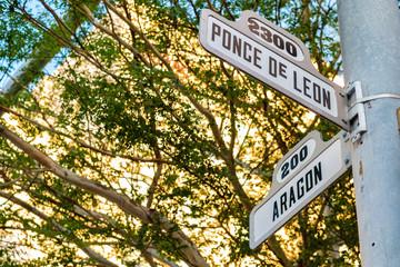 Obraz premium Coral Gables Cityscape