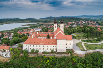 aerial landscape of Tihany