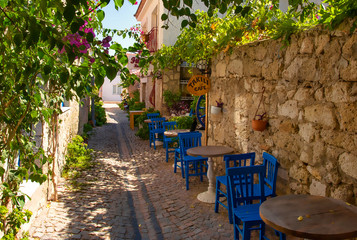 Turkish village of Alacati