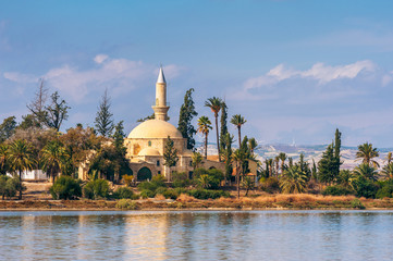 Hala Sultan Tekke Mosque in Larnaca Cyprus