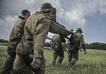 Special Forces military training for soldiers