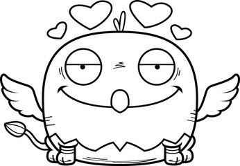 Fototapeta premium Cartoon Griffin in Love