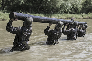 Special Forces military training for soldiers