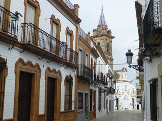 Fototapeta na wymiar Bollullos Par del Condado, pueblo español situado en la provincia de Huelva, en Andalucía (España)