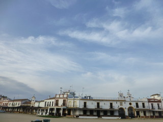 El Rocio, aldea de Ayamonte junto a Doñana en Huelva ( Andalucia, España)