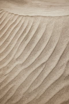 Sand pattern, interesting abstract texture from sand tune on cape verde