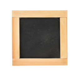 Small clean chalkboard on white background