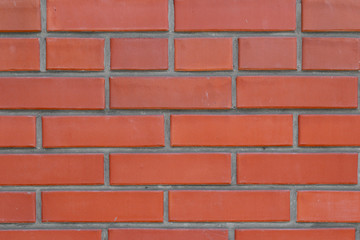 Obraz premium Texture of a red brick wall background