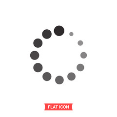 Loading vector icon, wait symbol. Simple illustration for web or mobile app