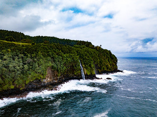 Hidden hawaiian waterfall, Big Island