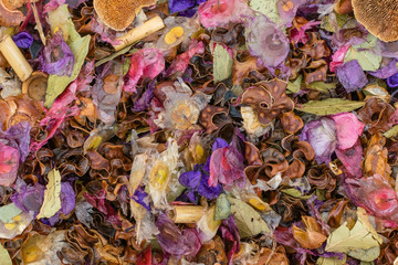 Colorful potpourri for backgrounds or textures