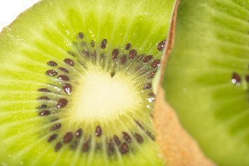 Fototapeta na wymiar Kiwifruit Slices