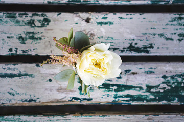 Men's wedding boutonniere