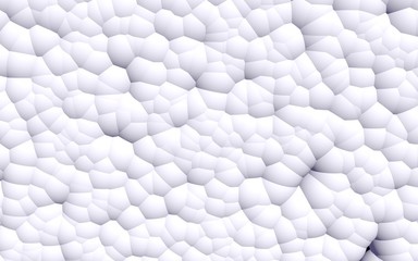 3d rendering picture of white balls. Abstract wallpaper and background. 3D illustration