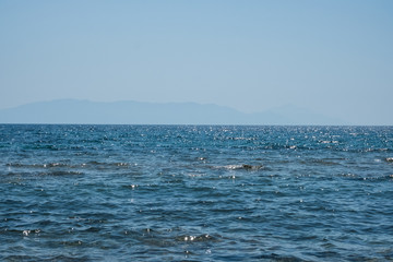 Fototapeta premium Sea Surface on a Sunny Day