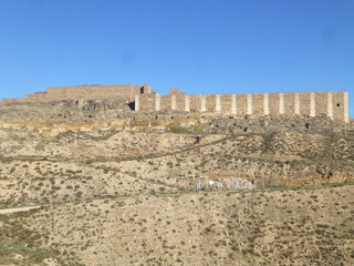 Bílbilis, ciudad prerromana y romana de la península ibérica situada a orillas del río Jalón, en la localidad de Huérmeda, a escasos kilómetros de Calatayud en Aragon (España)