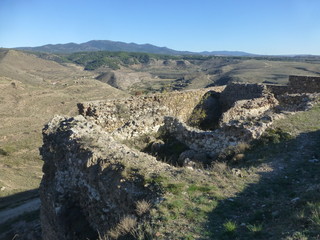 Bílbilis, ciudad prerromana y romana de la península ibérica situada a orillas del río Jalón, en la localidad de Huérmeda, a escasos kilómetros de Calatayud en Aragon (España)