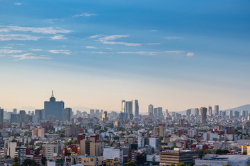 Mexico city Skyline - obrazy, fototapety, plakaty