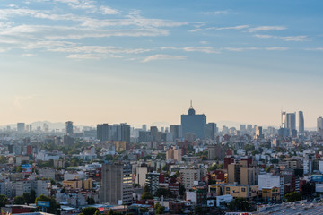 Fototapeta na wymiar Mexico city Skyline