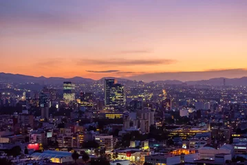 Fotobehang Mexico city Skyline © zsuriel