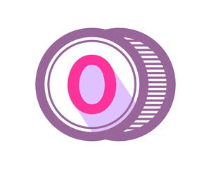 zero number initial typography typeset logotype numeral numeric nominal image vector icon