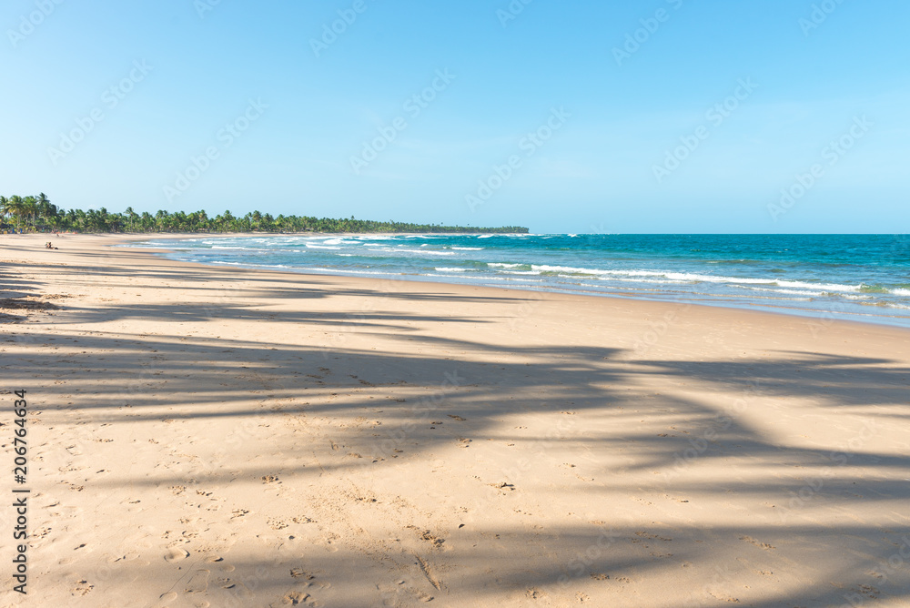 Poster Beautiful day on impressive paradise beach at Marau