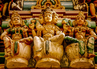Kapaleeshwar Temple, a major Hindu temple complex in Chennai, Tamil Nadu, India