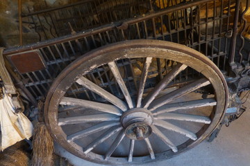 Utensilio agricola en Luco de Jiloca, pueblo de Calamocha, en el Jiloca, provincia de Teruel, Arag&oacute;n (Espa&ntilde;a)