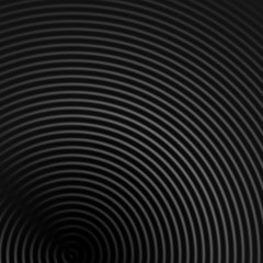 Abstract sound waves effect gray color on black background