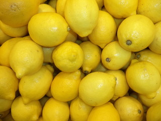 fresh ripe lemons