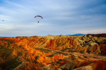 中国张掖丹霞地貌