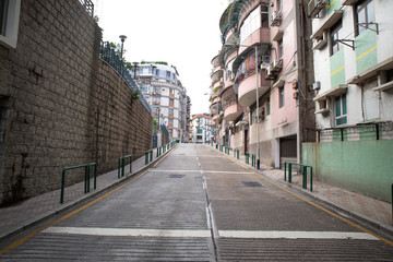 little street in macao china
