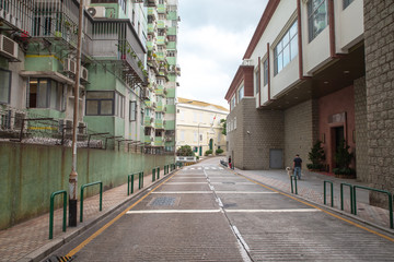 Fototapeta na wymiar little street in macao china