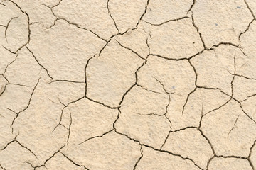 Crack of soil