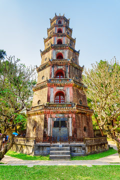 Phuoc Duyen Tower at the Pagoda of the Celestial Lady