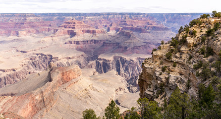 Fototapeta na wymiar South rim of Grand Canyon