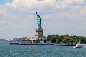 The statue of Liberty in New York City