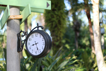 closeup clock