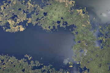 Lake in the depths of Siberia