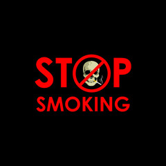 Stop Smoking Vector Template Design Illustration