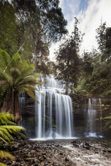 Russell Falls n Mt Field National Park, part of Tasmania's World Heritage Wilderness Area.