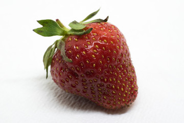 Closeup of Ripe Strawberry