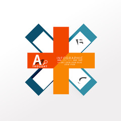 Infographic option banner