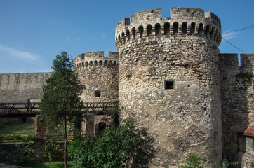 Fototapeta na wymiar Zindan Gate (Kapija) Complex, Kalemegdan Fortress, Belgrade, Serbia