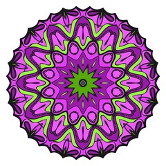 Vector mandala, Floral mandala. Oriental mandala. Vintage decorative elements. Vector illustration. It is super vector illustration.