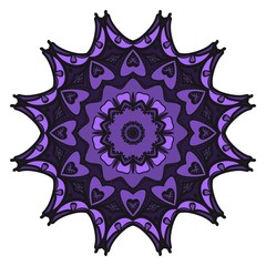 Vector mandala, Floral mandala. Oriental mandala. Vintage decorative elements. Vector illustration. It is super vector illustration.