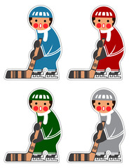 Ice Hockey toy sticker